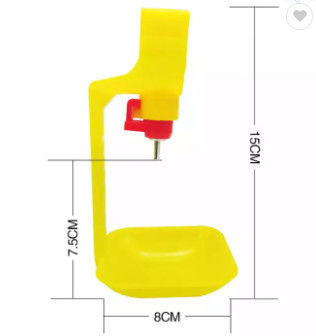 Bebedouro de gotejamento para aves domésticas tamanho de tubo de incubação automático de 25 mm de diâmetro