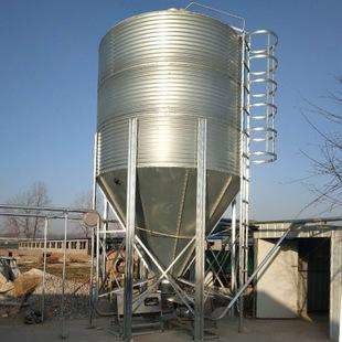 Silo de armazenamento de grãos galvanizados para pecuária e agricultura