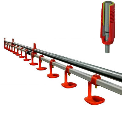 Comedouro para aves com vedação de esfera, bebedouro 5-10 aves por mamilo