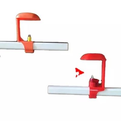 HX Poultry Comedouro Bebedor de plástico PP Sistema de bebedouro de mamilo de galinha